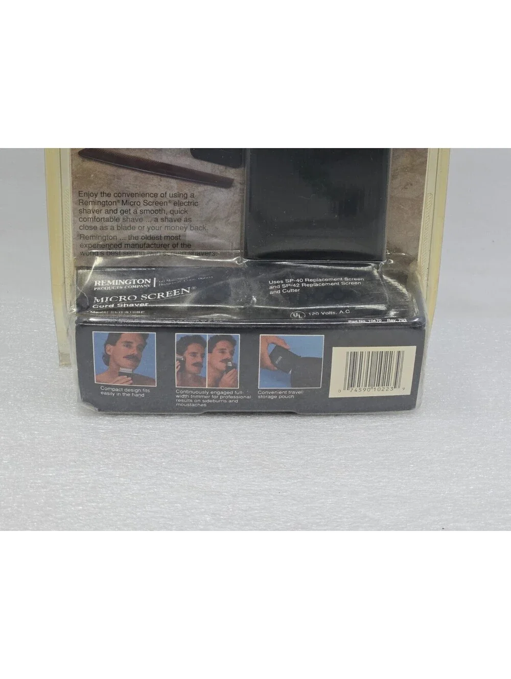 Vintage Remington Micro Screen Cord Shaver XLR-810BP Made In USA NOS